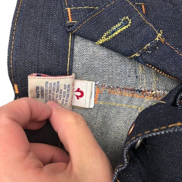 Brand New Vintage True Religion Embroidered Jeans Size 36 JOEY - Picture 6 of 14